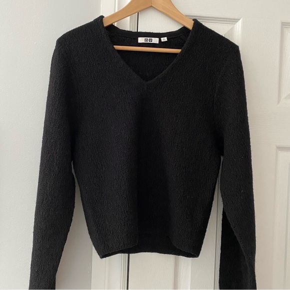 Uniqlo U Wool Crepe Wide-Sleeve Sweater - Picture 1 of 4